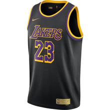 Load image into Gallery viewer, Los Angeles Lakers Nike Earned Edition Swingman Jersey - LeBron James - Mens