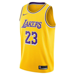 Los Angeles Lakers Nike Icon Swingman Jersey - LeBron James - Mens