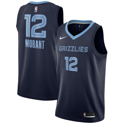 Memphis Grizzlies Nike Icon Swingman Jersey - Ja Morant - Mens