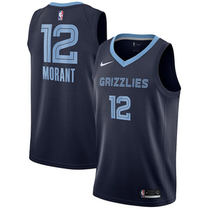 Memphis Grizzlies Nike Icon Swingman Jersey - Ja Morant - Mens