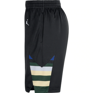 Millwaukee Bucks Jordan Statement Swingman Shorts - Custom - Mens