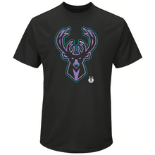Load image into Gallery viewer, Milwaukee Bucks Iconic Pastel Logo Graphic T-Shirt - Mens