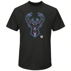 Milwaukee Bucks Iconic Pastel Logo Graphic T-Shirt - Mens