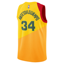 Load image into Gallery viewer, Milwaukee Bucks Nike City Edition Swingman Jersey - Giannis Antetokounmpo - Mens