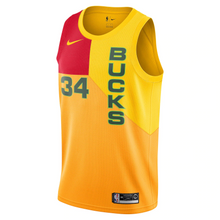 Load image into Gallery viewer, Milwaukee Bucks Nike City Edition Swingman Jersey - Giannis Antetokounmpo - Mens