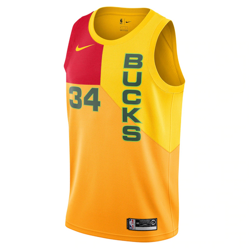 Milwaukee Bucks Nike City Edition Swingman Jersey - Giannis Antetokounmpo - Mens