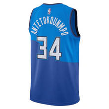 Load image into Gallery viewer, Milwaukee Bucks Nike City Edition Swingman Jersey - Giannis Antetokounmpo - Mens