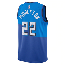 Load image into Gallery viewer, Milwaukee Bucks Nike City Edition Swingman Jersey - Khris Middleton - Mens