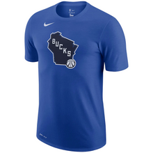 Load image into Gallery viewer, Milwaukee Bucks Nike City Edition Logo T-Shirt