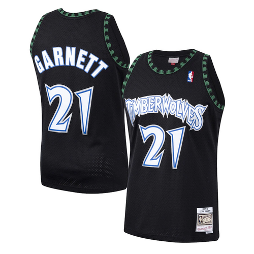 Minnesota Timberwolves Mitchell and Ness Hardwood Classics Home Swingman Jersey - Kevin Garnett - Mens