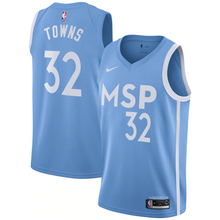 Load image into Gallery viewer, Minnesota Timberwolves Nike City Edition Swingman Jersey - Karl-Anthony Towns - Mens