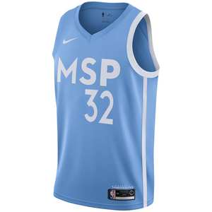 Minnesota Timberwolves Nike City Edition Swingman Jersey - Karl-Anthony Towns - Mens