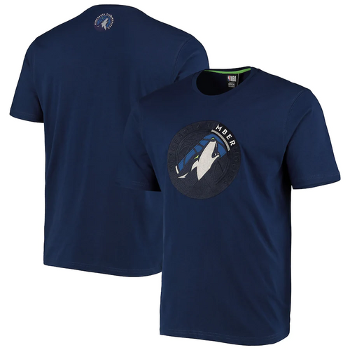 Minnesota Timberwolves Split Graphic T-Shirt - Navy - Mens
