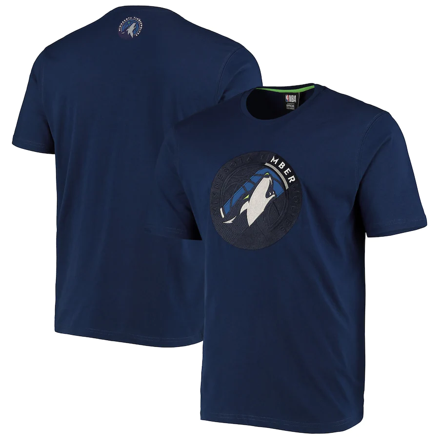 Minnesota Timberwolves Split Graphic T-Shirt - Navy - Mens