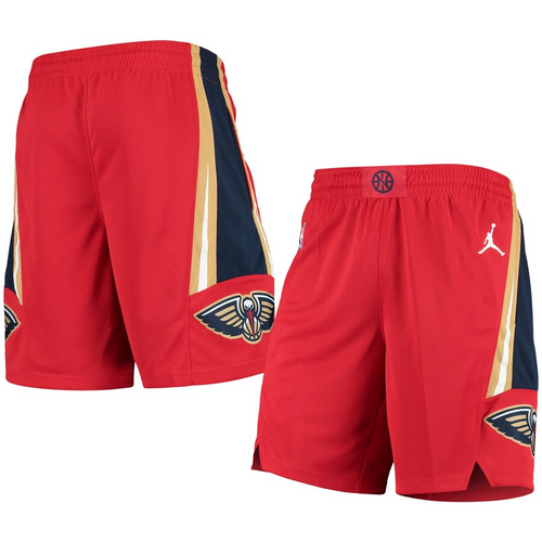 New Orleans Pelicans Jordan Statement Swingman Shorts - Custom - Mens