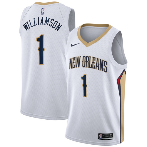 New Orleans Pelicans Nike Association Swingman Jersey - Zion Williamson - Mens