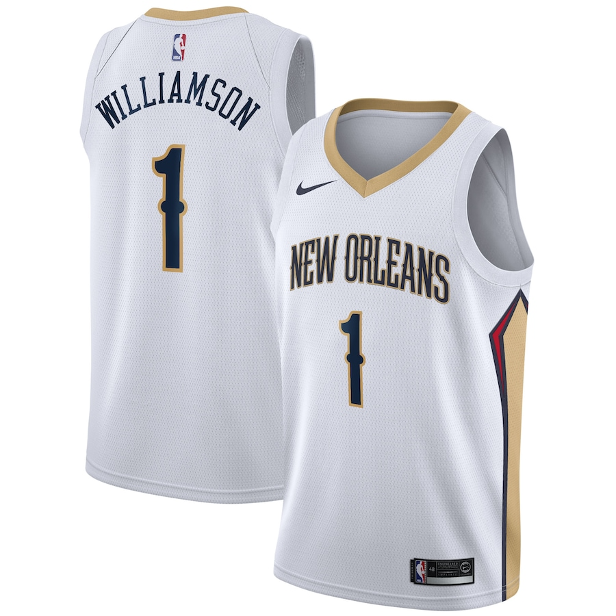 New Orleans Pelicans Nike Association Swingman Jersey - Zion Williamson - Mens