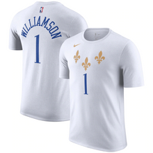 Load image into Gallery viewer, New Orleans Pelicans Nike City Edition Name &amp; Number T-Shirt - Zion Williamson - Mens