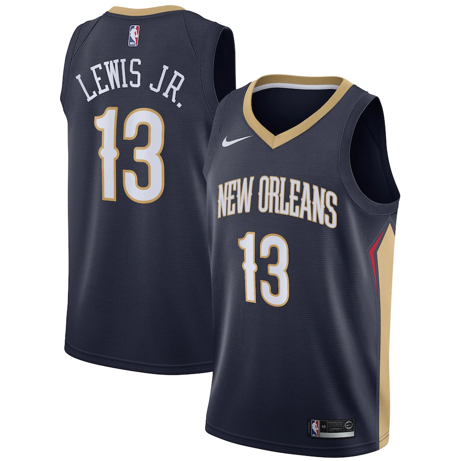 New Orleans Pelicans Nike Icon Swingman Jersey - Kira Lewis Jr - Mens