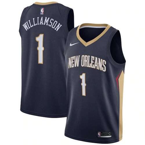 New Orleans Pelicans Nike Icon Swingman Jersey - Zion Williamson - Mens