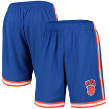 Load image into Gallery viewer, New York Knicks Mitchell and Ness Hardwood Classics Road Swingman Shorts - Mens