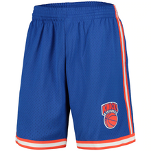 Load image into Gallery viewer, New York Knicks Mitchell and Ness Hardwood Classics Road Swingman Shorts - Mens