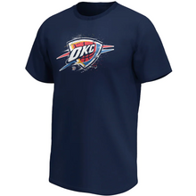 Load image into Gallery viewer, Oklahoma City Thunder Fanatics Branded Iconic Splatter Graphic T-Shirt