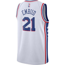 Load image into Gallery viewer, Philadelphia 76ers Nike Association Swingman Jersey - Joel Embiid - Mens