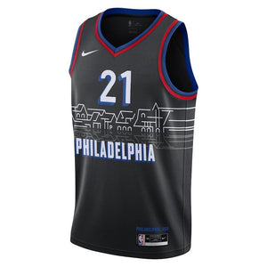 Philadelphia 76ers Nike City Edition Swingman Jersey - Joel Embiid - Mens