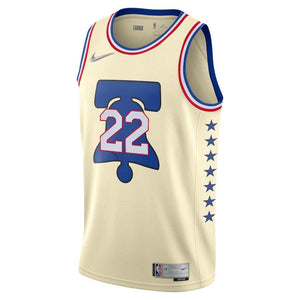 Philadelphia 76ers Nike Earned Edition Swingman Jersey - Matisse Thybulle - Mens