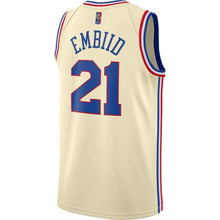 Load image into Gallery viewer, Philadelphia 76ers Nike Earned Edition Swingman Jersey - Joel Embiid - Mens