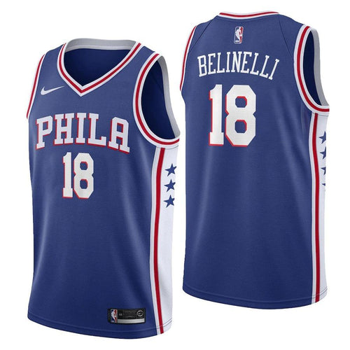 Philadelphia 76ers Nike Icon Swingman Jersey - Marco Belinelli - Mens