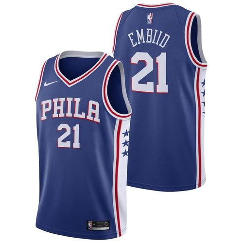 Philadelphia 76ers Nike Icon Swingman Jersey - Joel Embiid - Mens