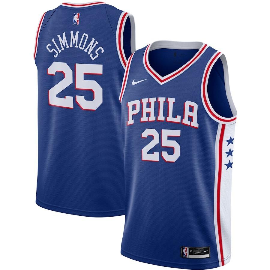 Philadelphia 76ers Nike Icon Swingman Jersey - Ben Simmons - Mens