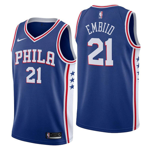 Philadelphia 76ers Nike Icon Swingman Jersey - Joel Embiid - Mens