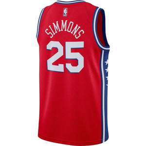 Philadelphia 76ers Nike Statement Swingman Jersey - Ben Simmons - Mens