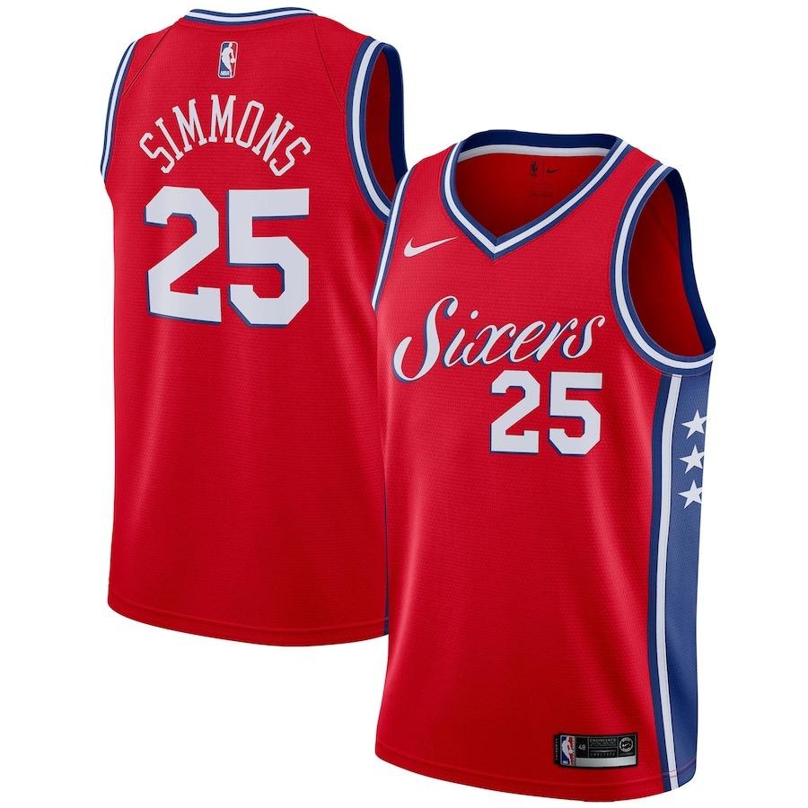 Philadelphia 76ers Nike Statement Swingman Jersey - Ben Simmons - Mens
