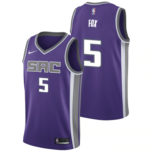 Sacramento Kings Nike Icon Swingman Jersey - DeAaron Fox - Mens