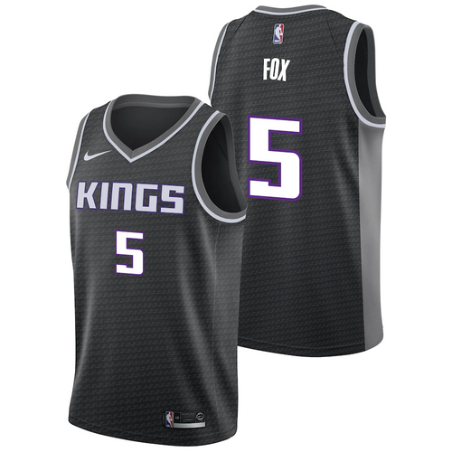 Sacramento Kings Nike Statement Swingman Jersey - DeAaron Fox - Mens