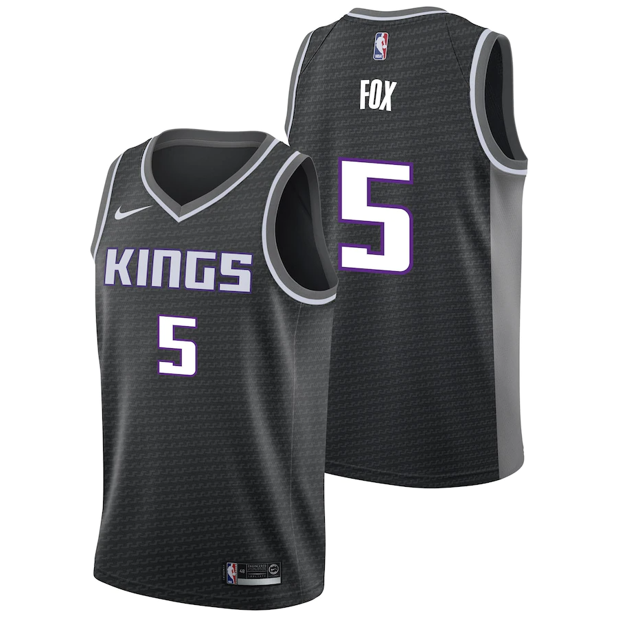 Sacramento Kings Nike Statement Swingman Jersey - DeAaron Fox - Mens