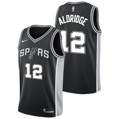San Antonio Spurs Nike Icon Swingman Jersey - LeMarcus Aldridge - Mens