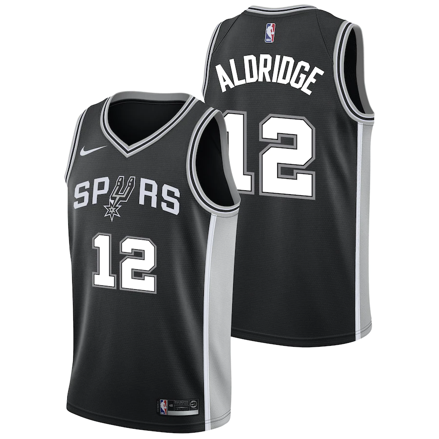San Antonio Spurs Nike Icon Swingman Jersey - LeMarcus Aldridge - Mens
