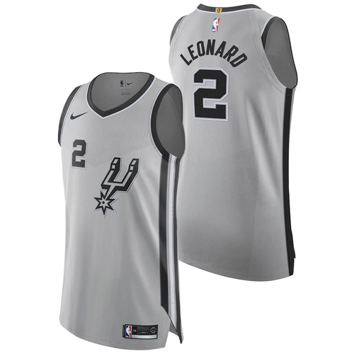 San Antonio Spurs Nike Statement Authentic Jersey - Kawhi Leonard - Mens