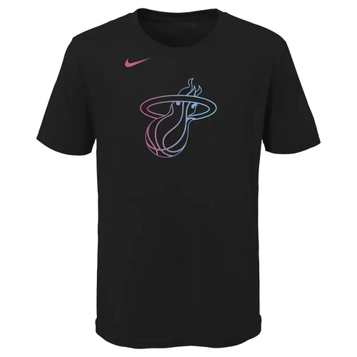 Miami Heat Nike City Edition Logo T-Shirt - Youth