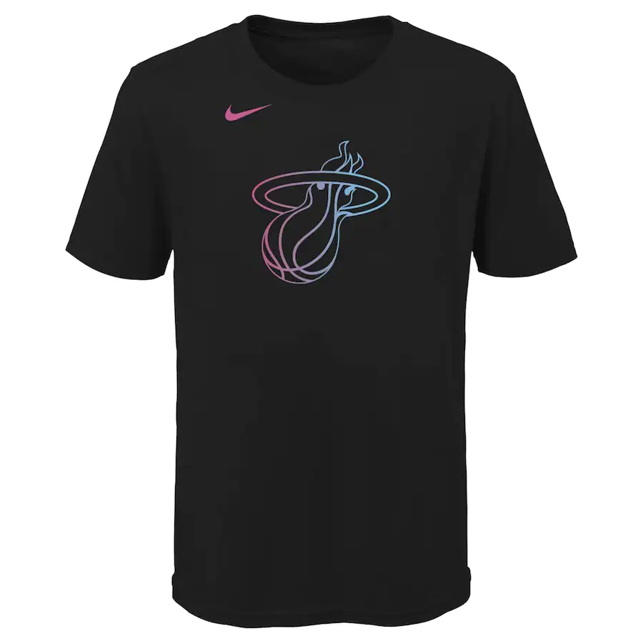 Miami Heat Nike City Edition Logo T-Shirt - Youth