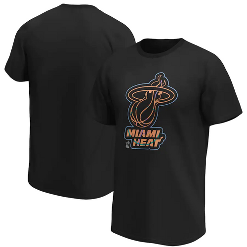 Miami Heat Fanatics Branded Iconic Pastel Logo Graphic T-Shirt
