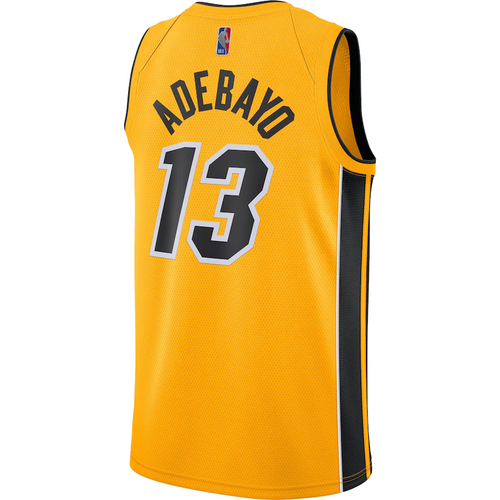 Miami Heat Nike Earned Edition Swingman Jersey - Bam Adebayo - Mens