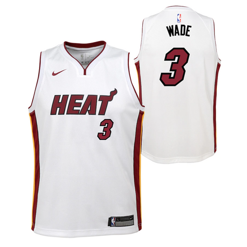 Miami Heat Nike Association Swingman Jersey - Dwyane Wade - Youth