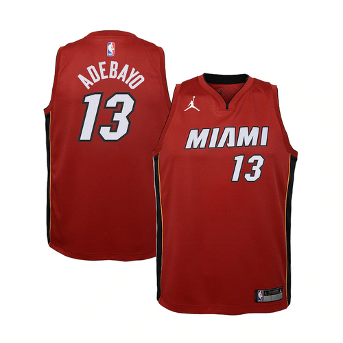 Miami Heat Jordan Statement Swingman Jersey - Bam Adebayo - Youth