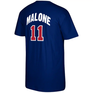 Men's Mitchell & Ness Karl Malone Navy USA Basketball 1992 Dream Team Name & Number T-Shirt